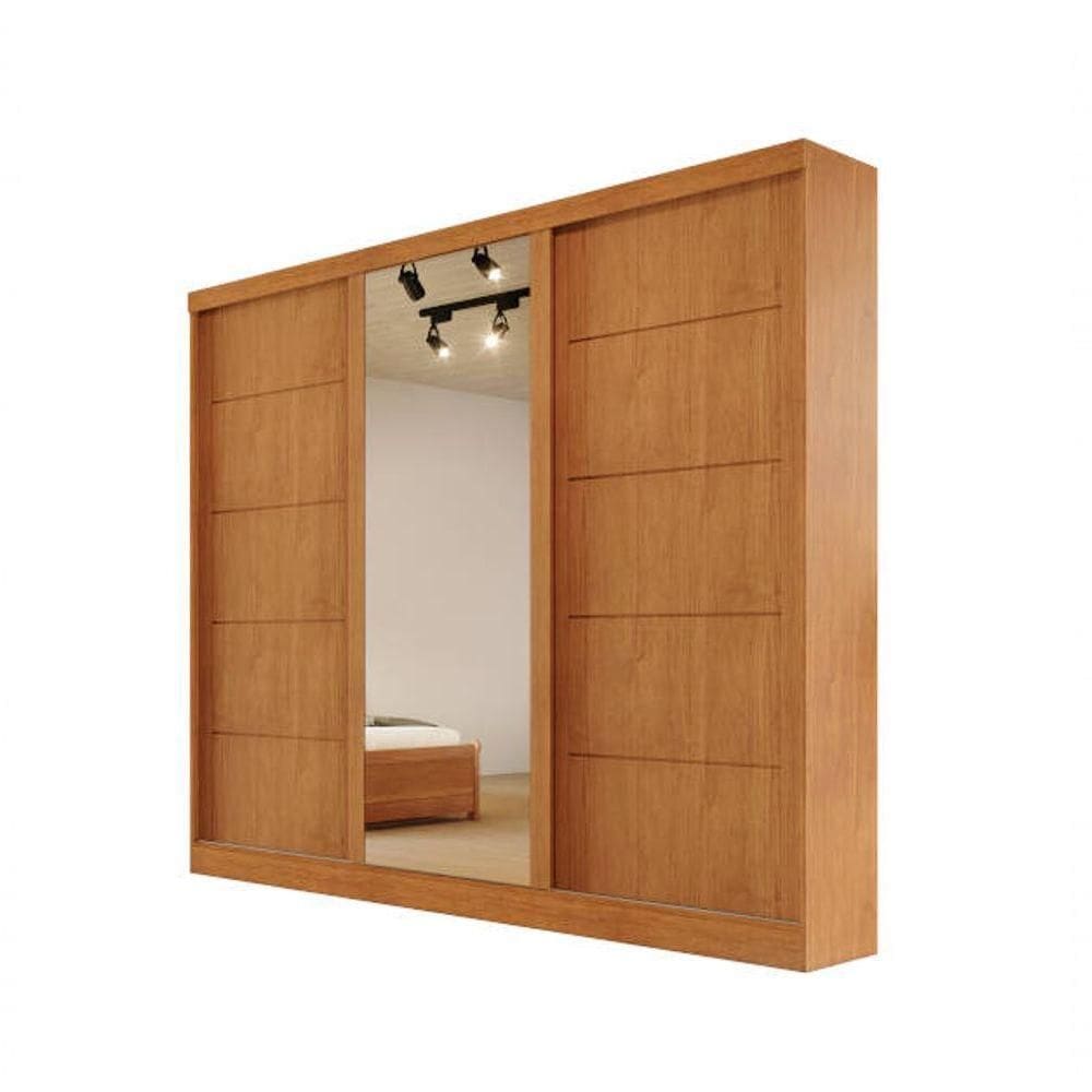 Guarda-roupa 3 Portas 4 Gav - Capri-nature - Bianchi Móveis
