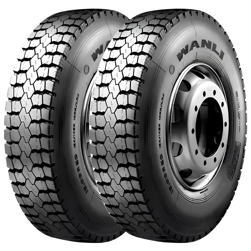 KIT 2 Pneus Wanli 235/75R17.5 Aro 17.5 SDR01 143/141J 18PR
