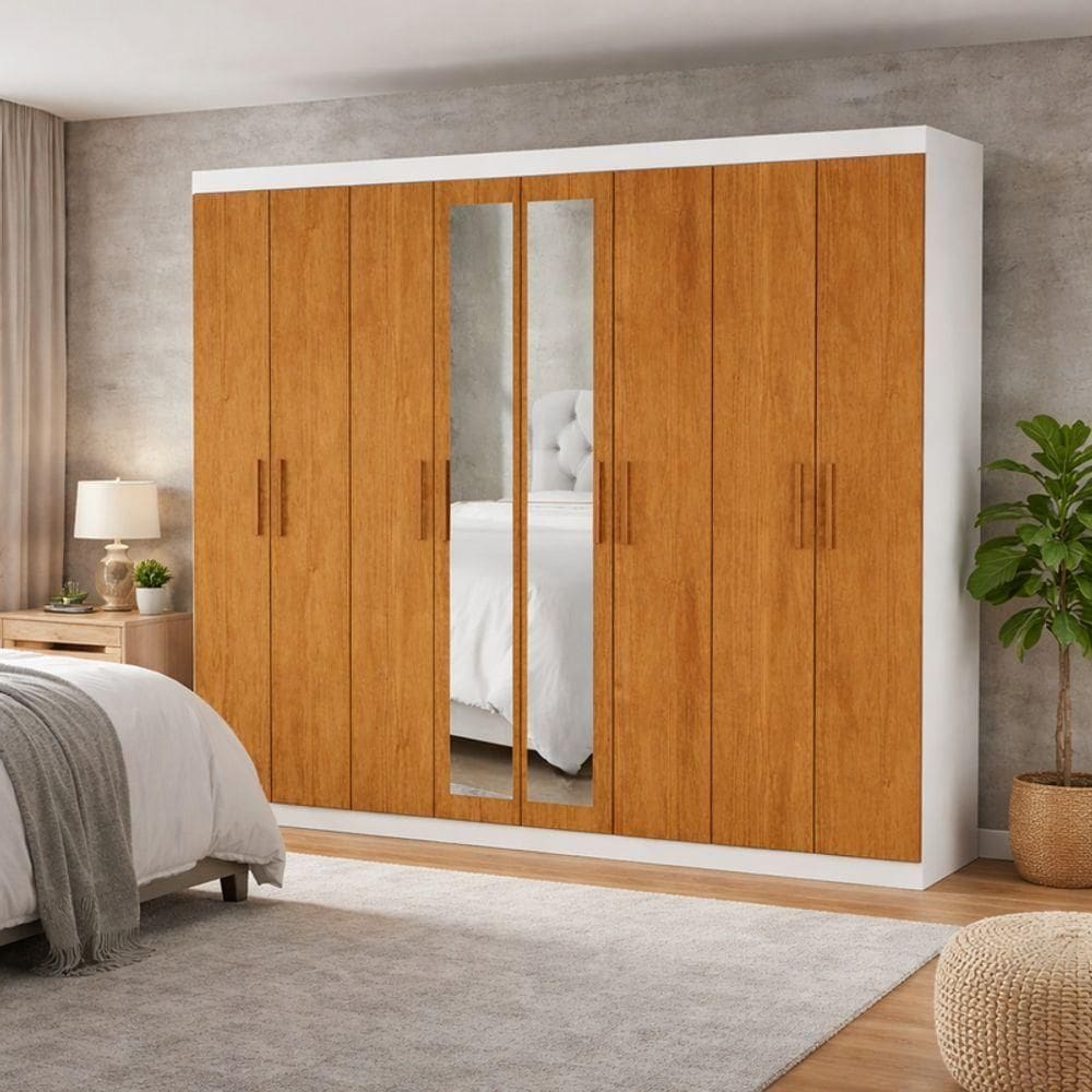 Guarda Roupa 8 Portas Espelho Gran -grand Line
