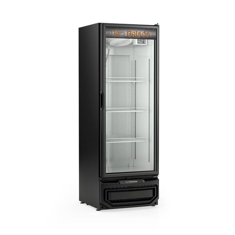 Cervejeira Gelopar 410L Preta com 1 Porta de Vidro 127V GCB-40V PR (81171.09.1)