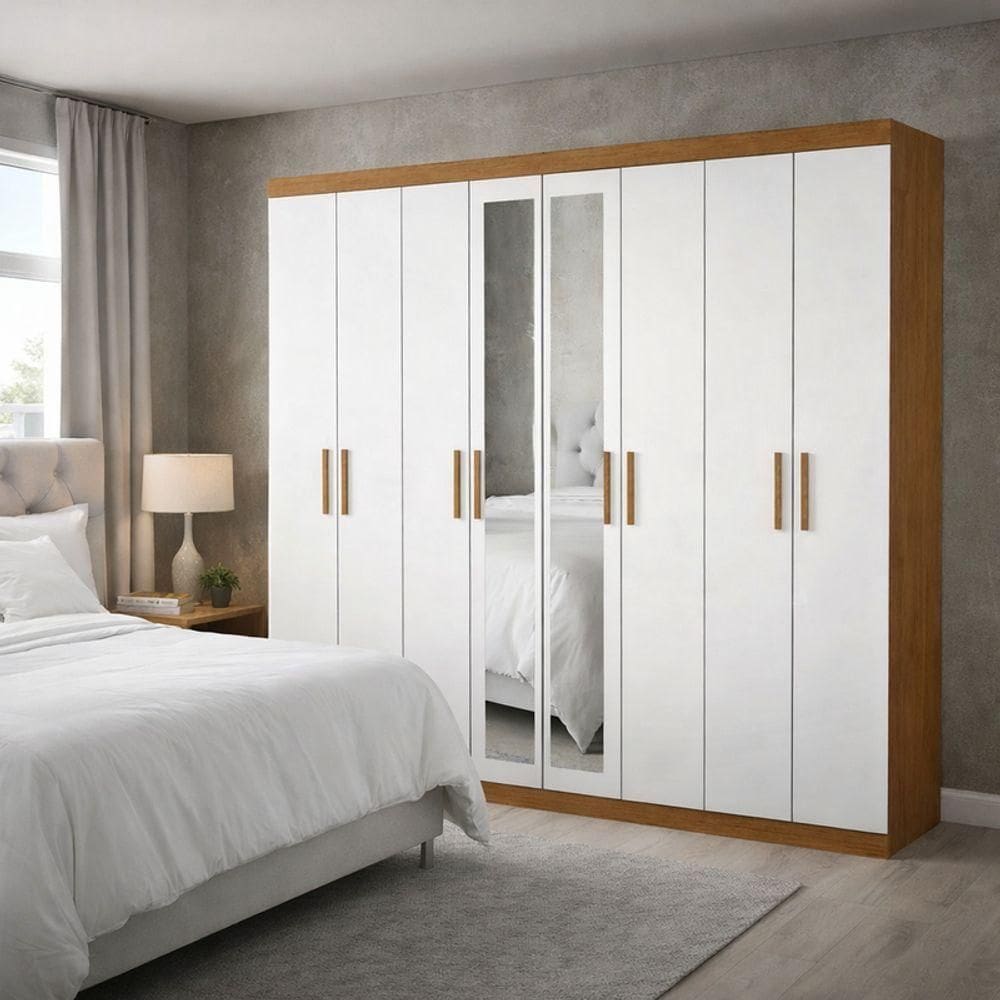 Guarda Roupa 8 Portas Espelho Gran -grand Line