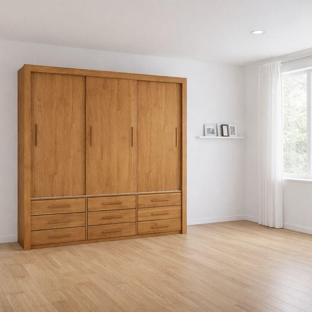 Guarda Roupa 3 Portas 9 Gavetas Imperium -grand Line