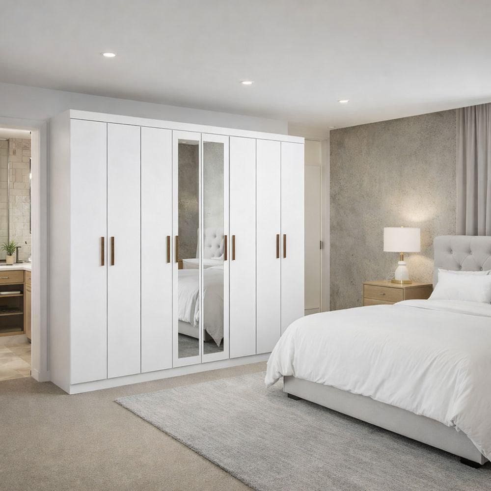 Guarda Roupa 8 Portas Espelho Gran -grand Line