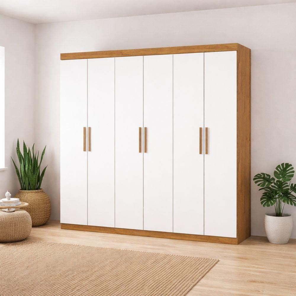 Guarda Roupa 6 Portas 2 Gavetas Perla -grand Line