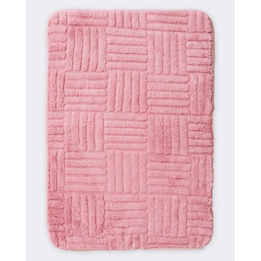 Tapete Banheiro Antiderrapante Aconchego 45x65cm Corttex - Rosa