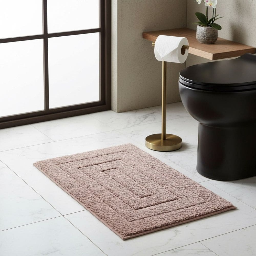 Tapete Athenas Hydra Antiderrapante 50x70cm Rozac - Lilás