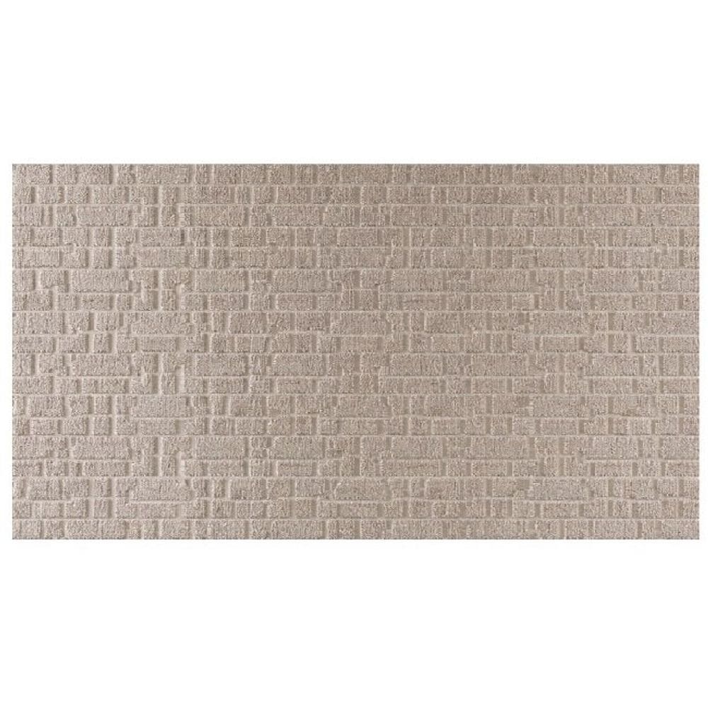 Tapete Passadeira Alto Relevo Atlanta Antiderrapante 60x100cm Corttex - Tijolinho Marrom Claro