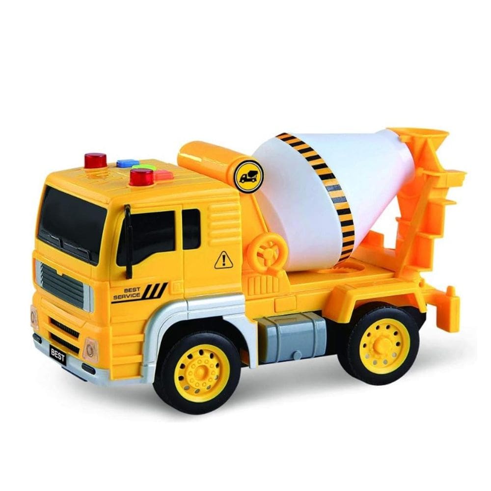 Caminhão Betoneira com Luz e Som 1:20 Fricção - Brink Center