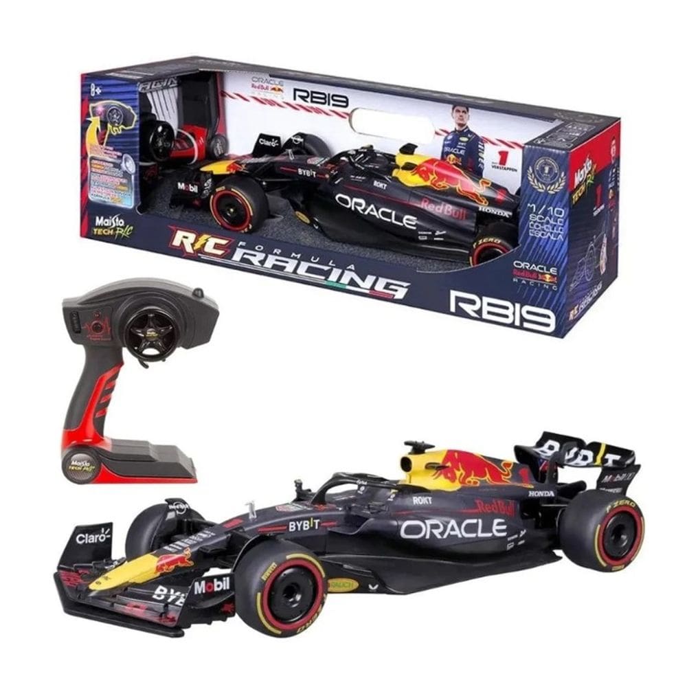 Carro R/C F1 Red Bull Racing RB19 Max Verstappen 1:10 - Maisto