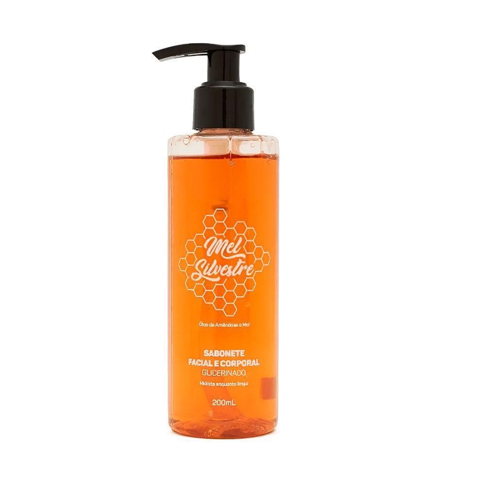 Sabonete Líquido Glicerinado óleo De Amêndoas E Mel Silvestre 200ml – Facial E Corporal