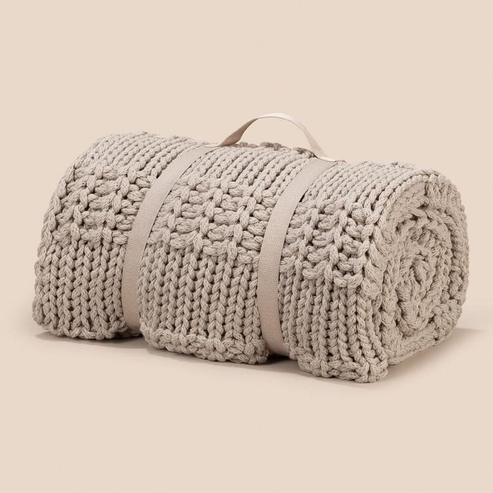 Manta 2,20m X 80cm Altenburg Haus Calmaria Marrom Suave