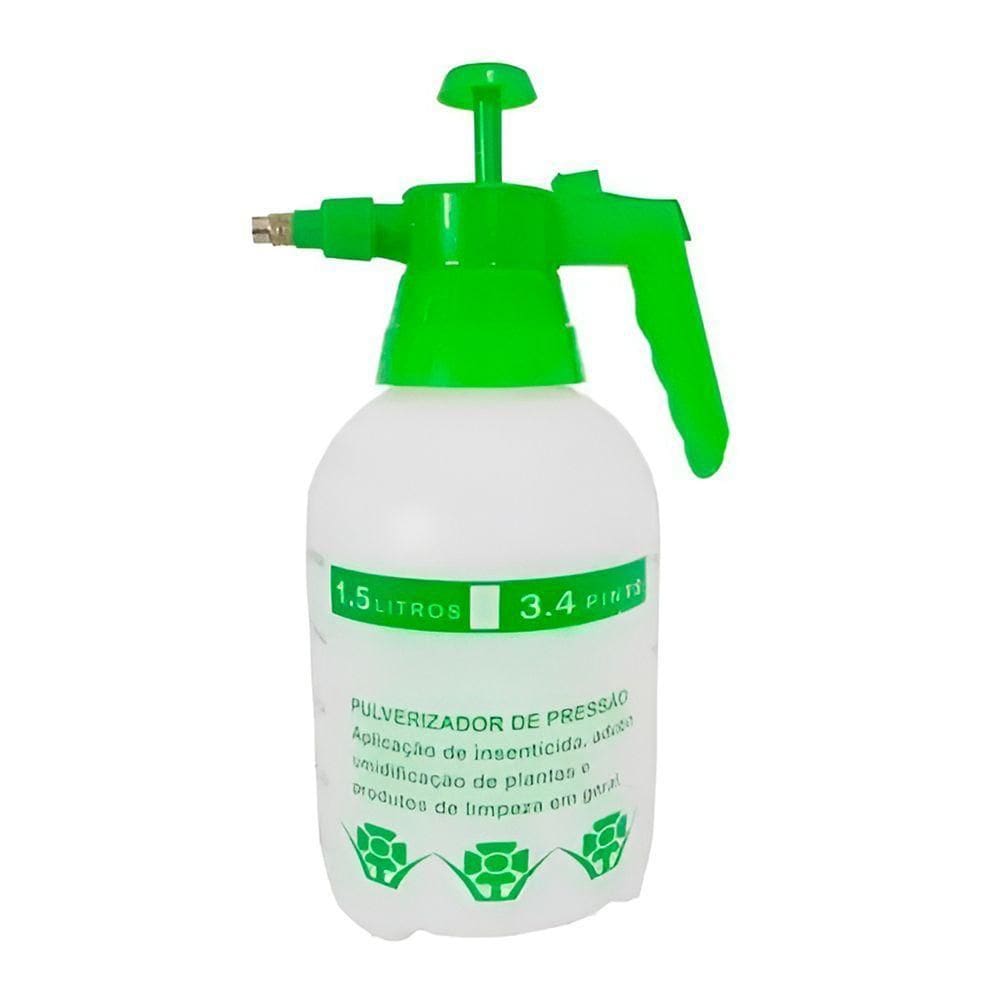 Pulverizador Manual 1,5l Com Compressão Prévia – Borrifador De Pressão Para Jardim E Limpeza Automotiva