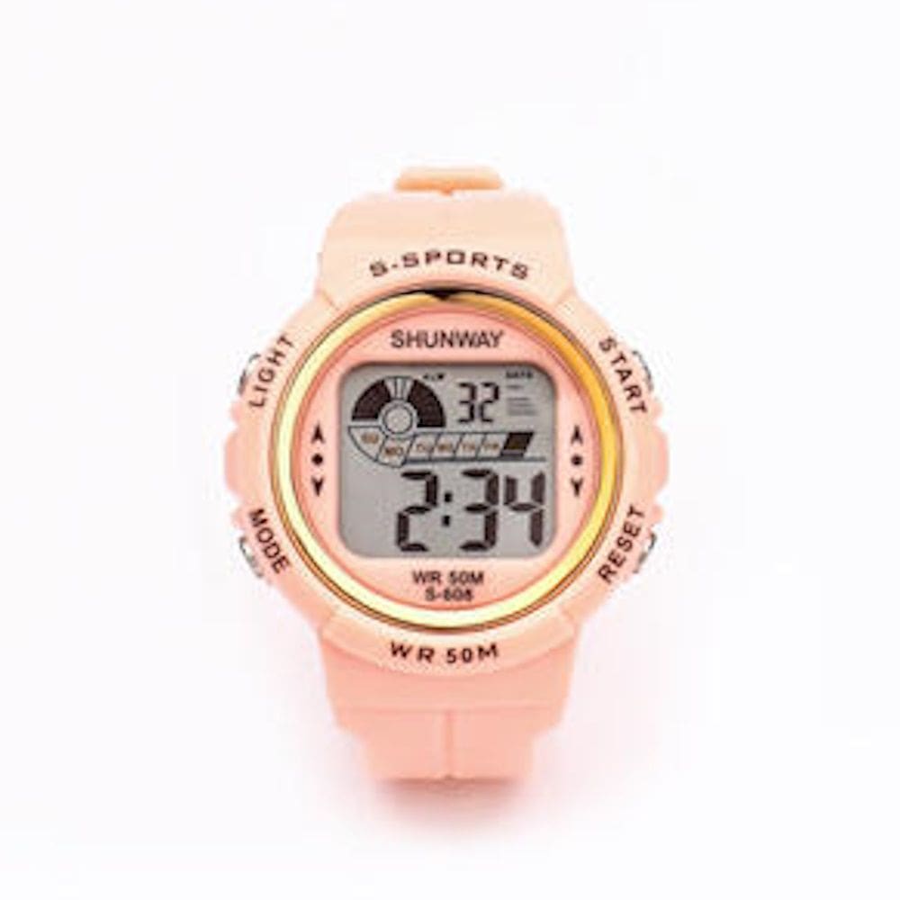 Relógio de Pulso (Rosa Suave) – Delicado e Modeno - Tudo em Caixa