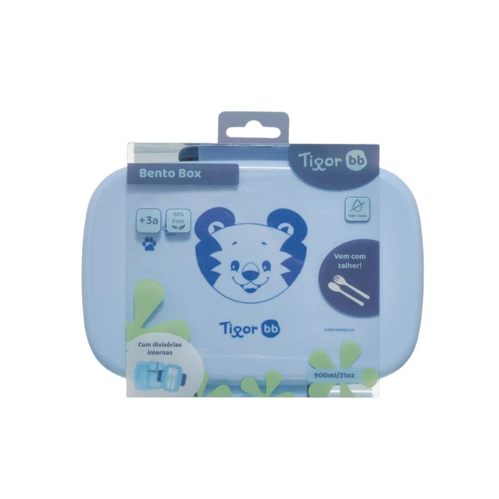 Bento Box Marmita Com Divisórias Tigor T. Tigre Bb Meninos
