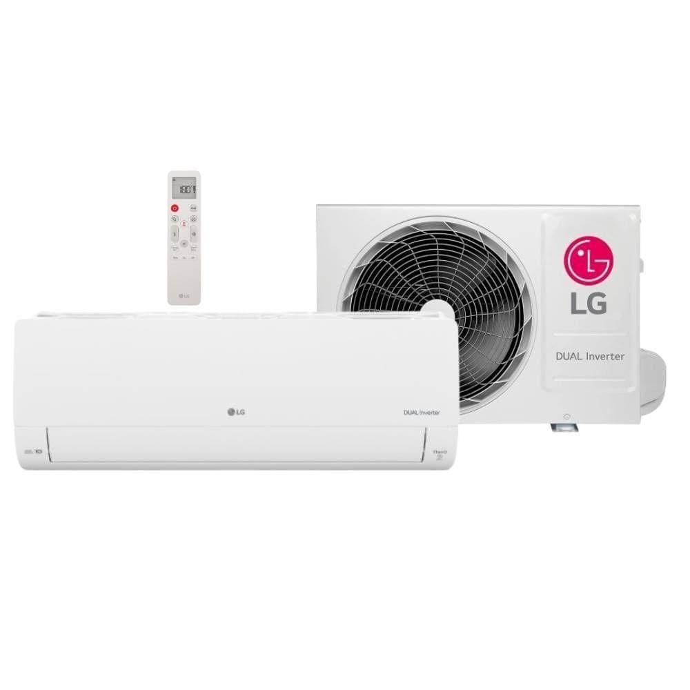 Ar Condicionado LG DUAL Inverter AI Voice 12000 BTUs Quente e Frio 220V S3-W12JA31D