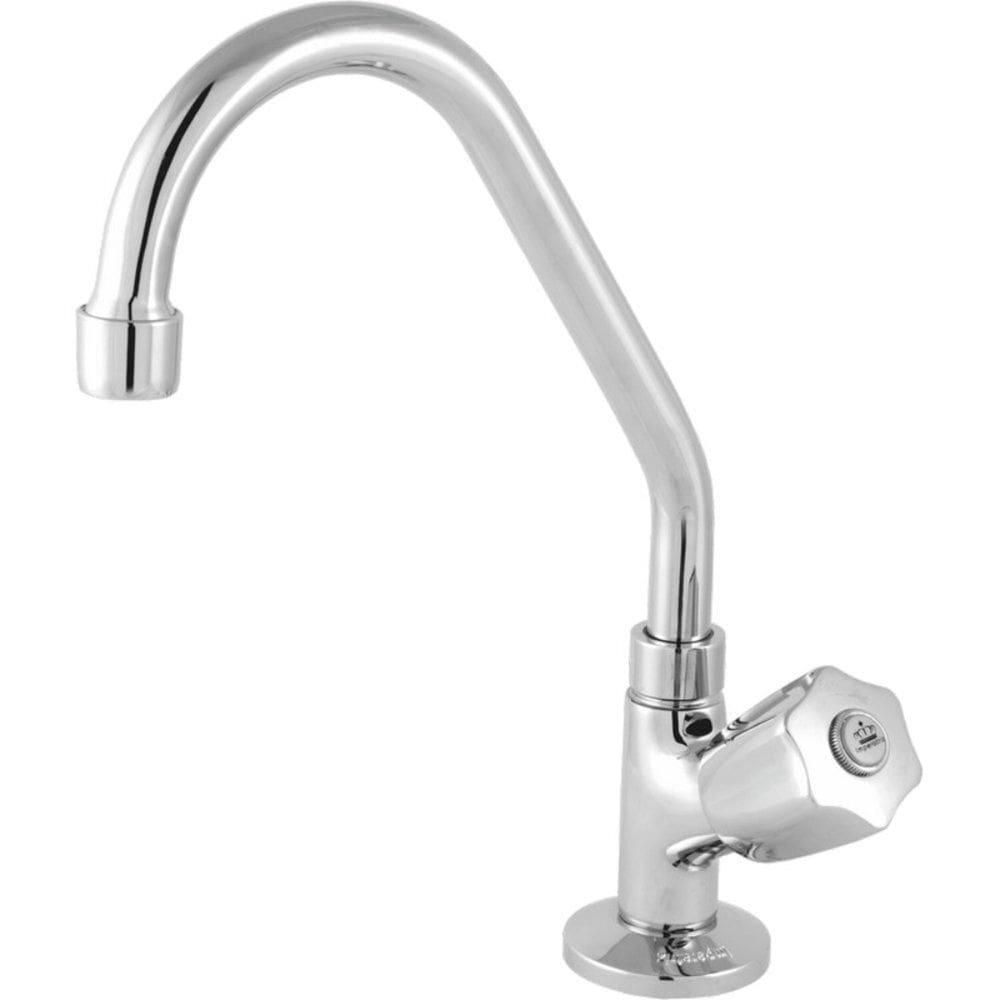 Torneira de Bancada para Cozinha com Mecanismo 1/4 de Volta Linha Platina Cromado