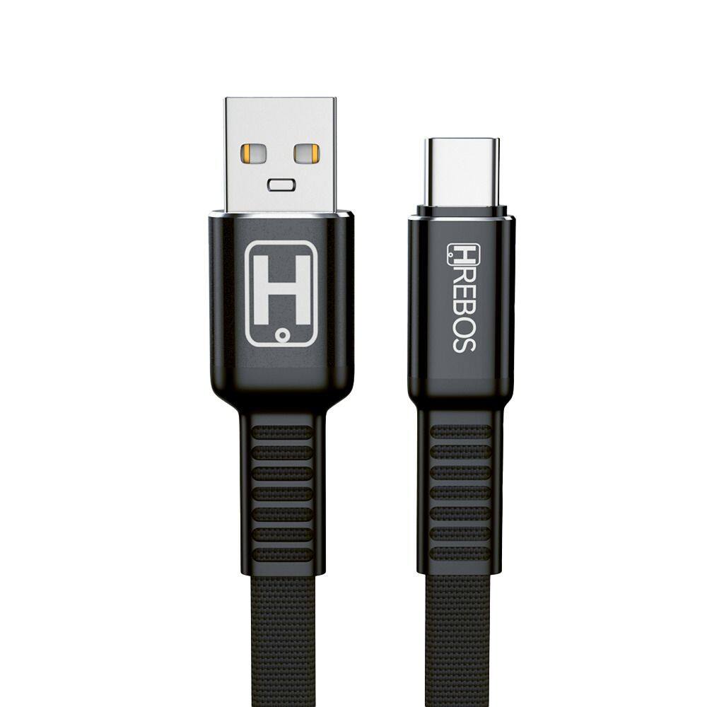 Cabo Turbo Hrebos Cb-221c Futuristic Usb Para Usb-c 2 Metros
