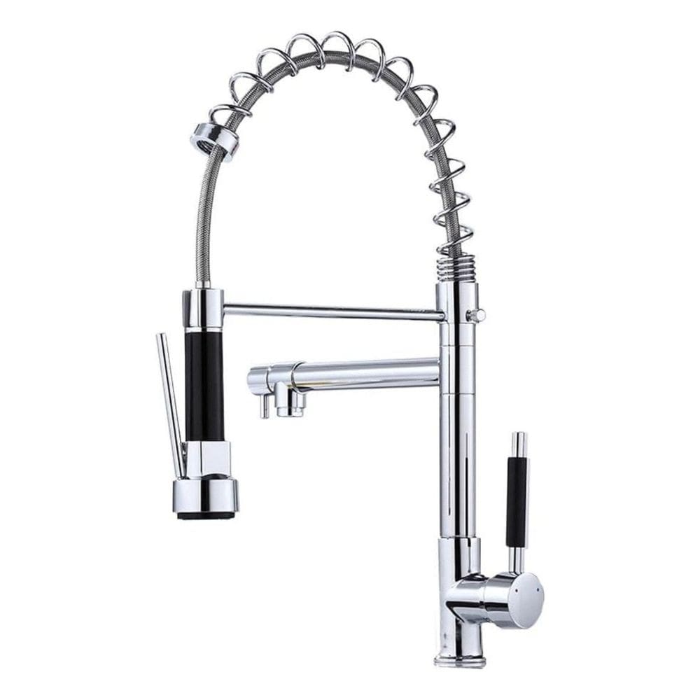 Torneira Gourmet Monocomando Design Moderno Dupla Função Jato Ducha Agua Quente/fria Escovada