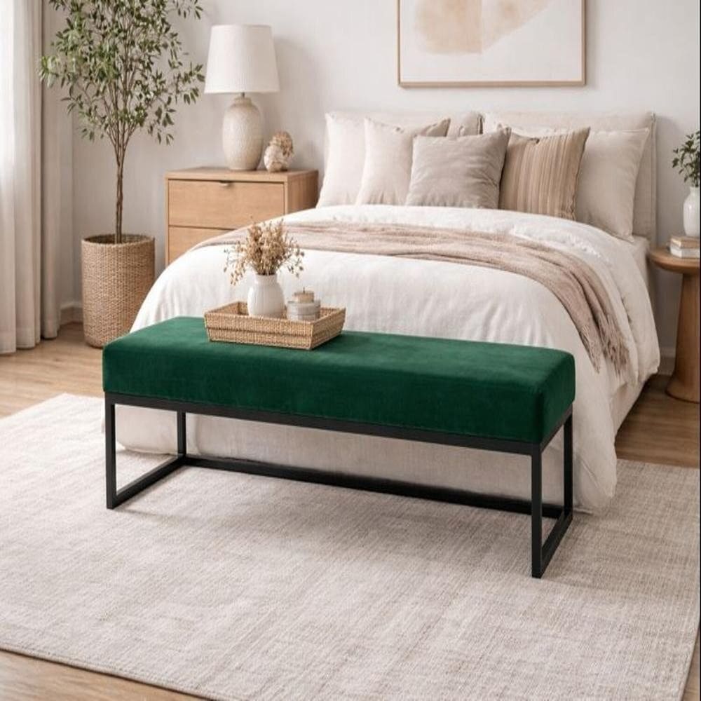 Puff 160 Cm Ted Veludo Verde