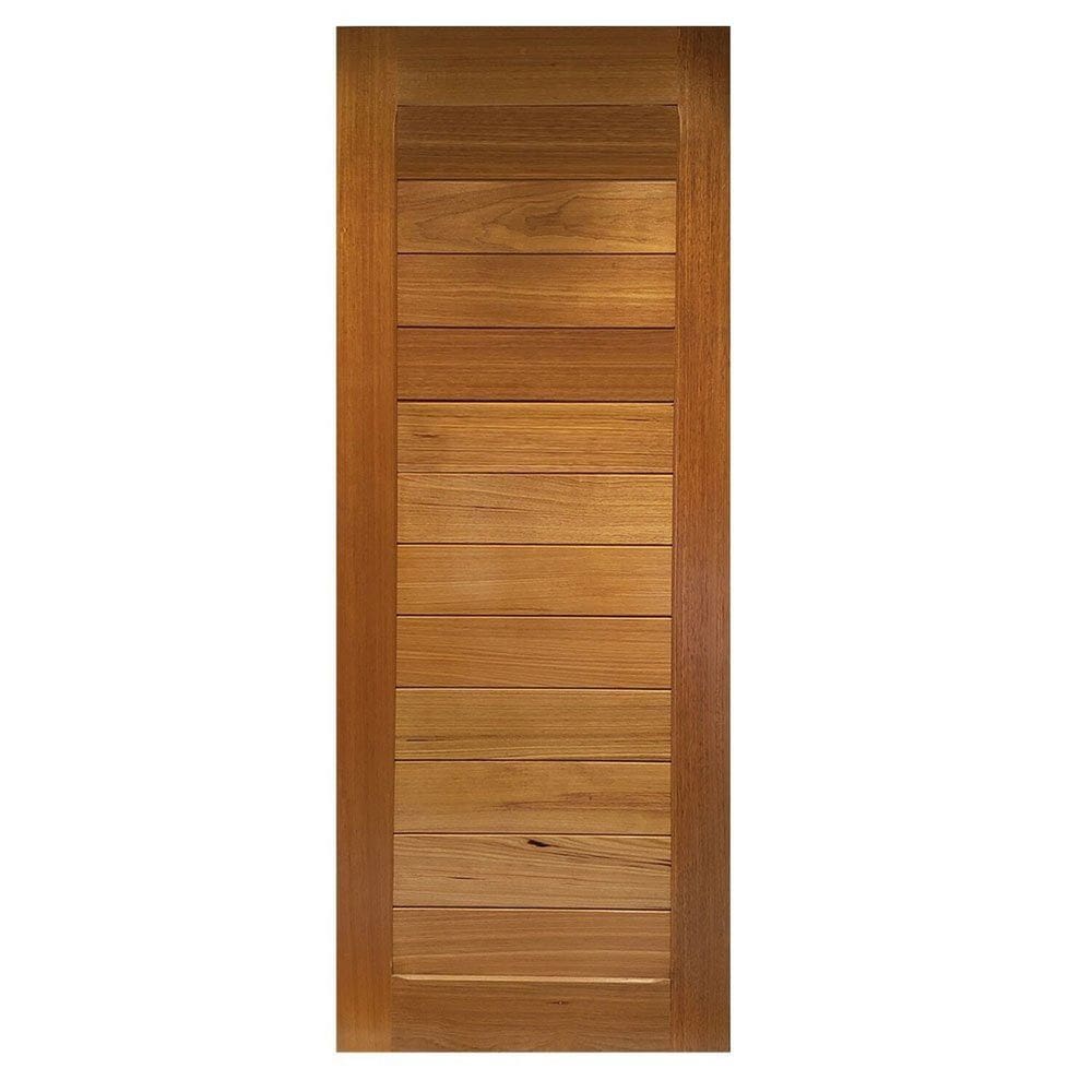 Folha de Porta Madeira Maciça Angelim 210x82x3,3 Petropolitana Jomadi Natural