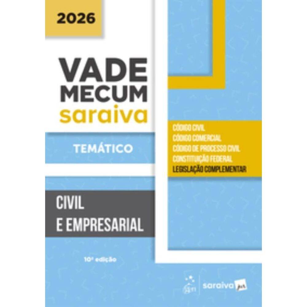 Vade Mecum Civil E Empresarial - Temático - 10ª Edição 2026