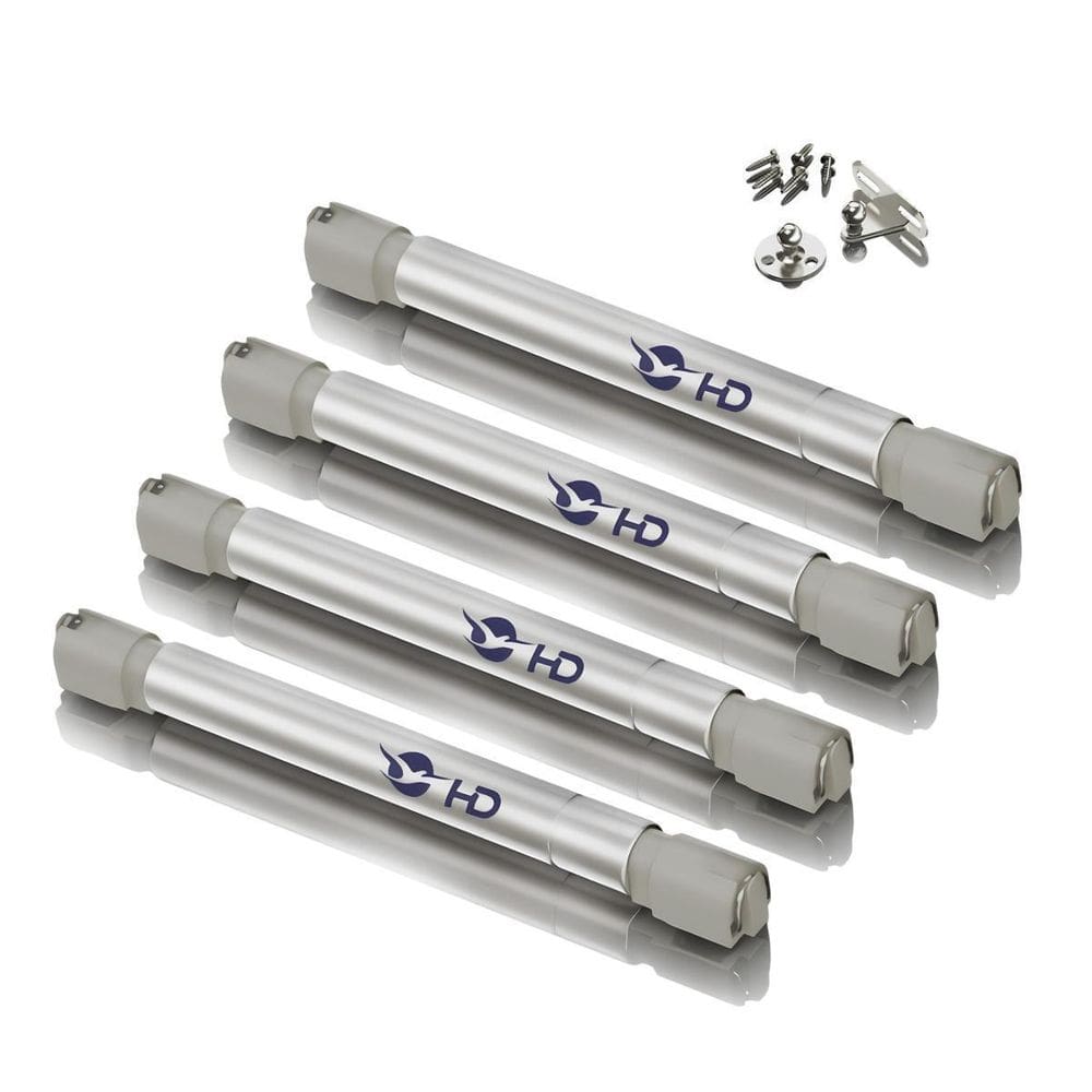 Kit 4 Pistão À Gás Inverso Com Amortecedor 100N Para Baixo