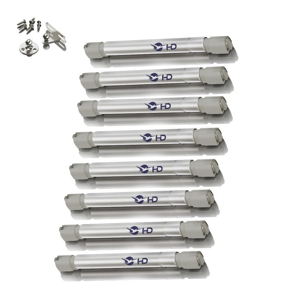 Kit 8 Pistão À Gás Inverso Com Amortecedor 80N Para Baixo