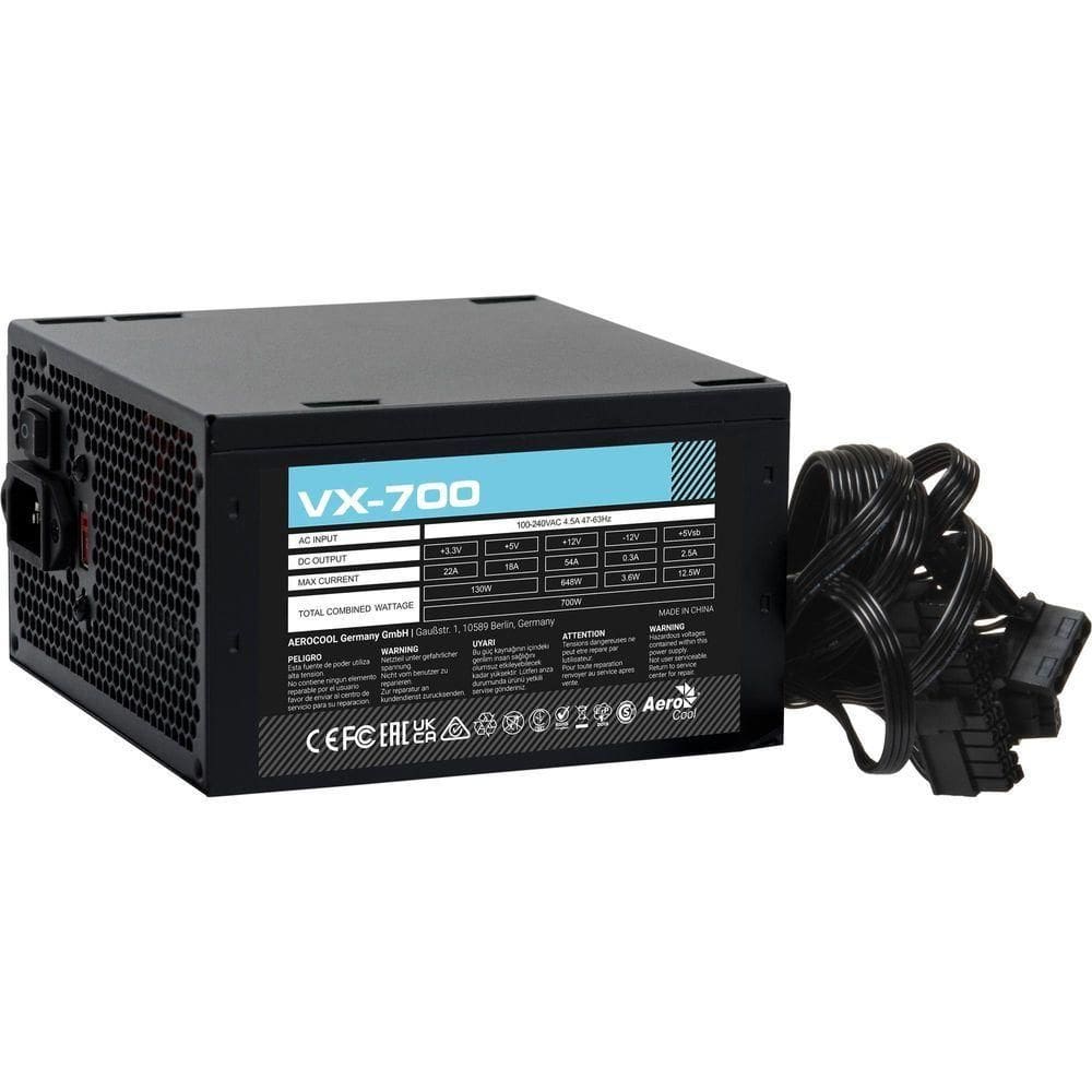Fonte Gamer Atx Aerocool Vx-700 700w Bivolt Sem Cabo