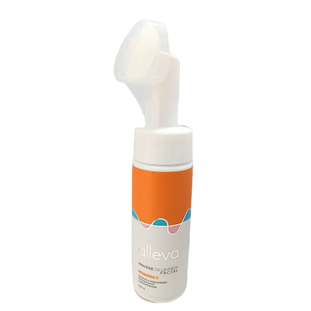Mousse de limpeza facial vitamina c Alleva
