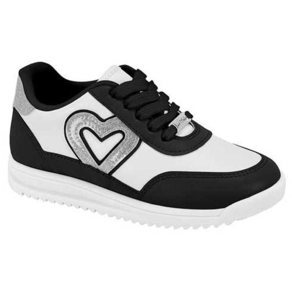 Tênis Infantil Menina Molekinha Coração Glitter