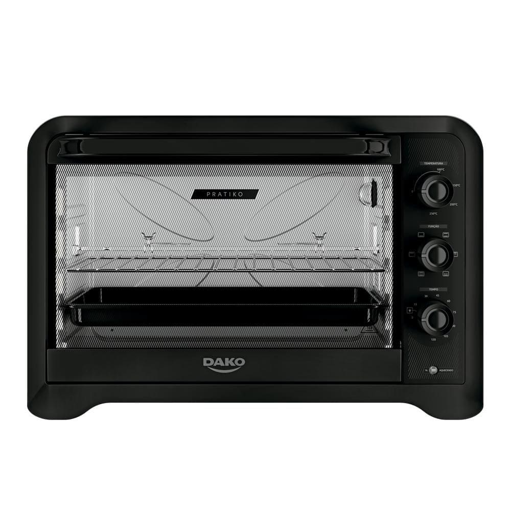 Forno 70l Dako Preto - Elétrico - Pratiko - 110v - 400001653
