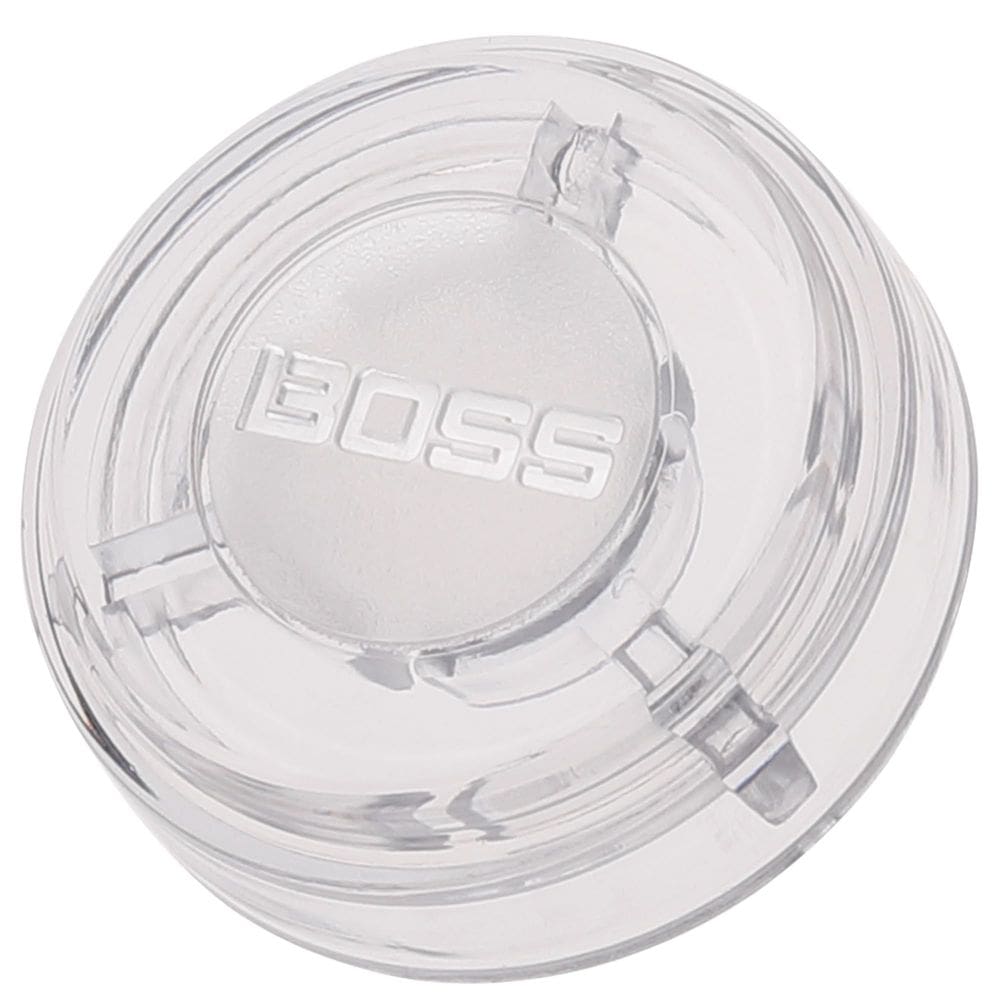 Tampas de pedal BOSS FSC-10 transparentes de 10 peças