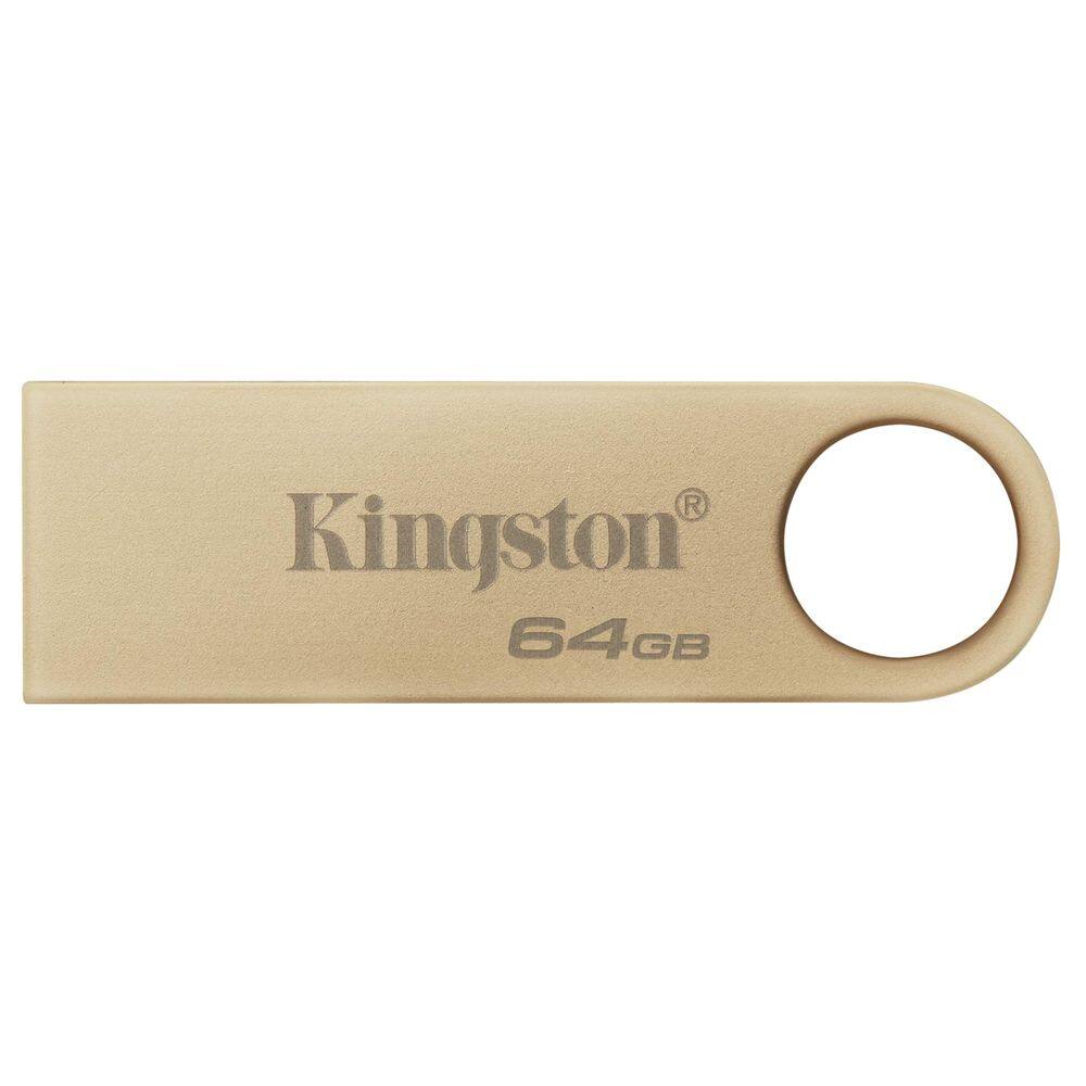 Unidade flash USB Kingston DataTraveler SE9 Gen 3 64 GB dourada