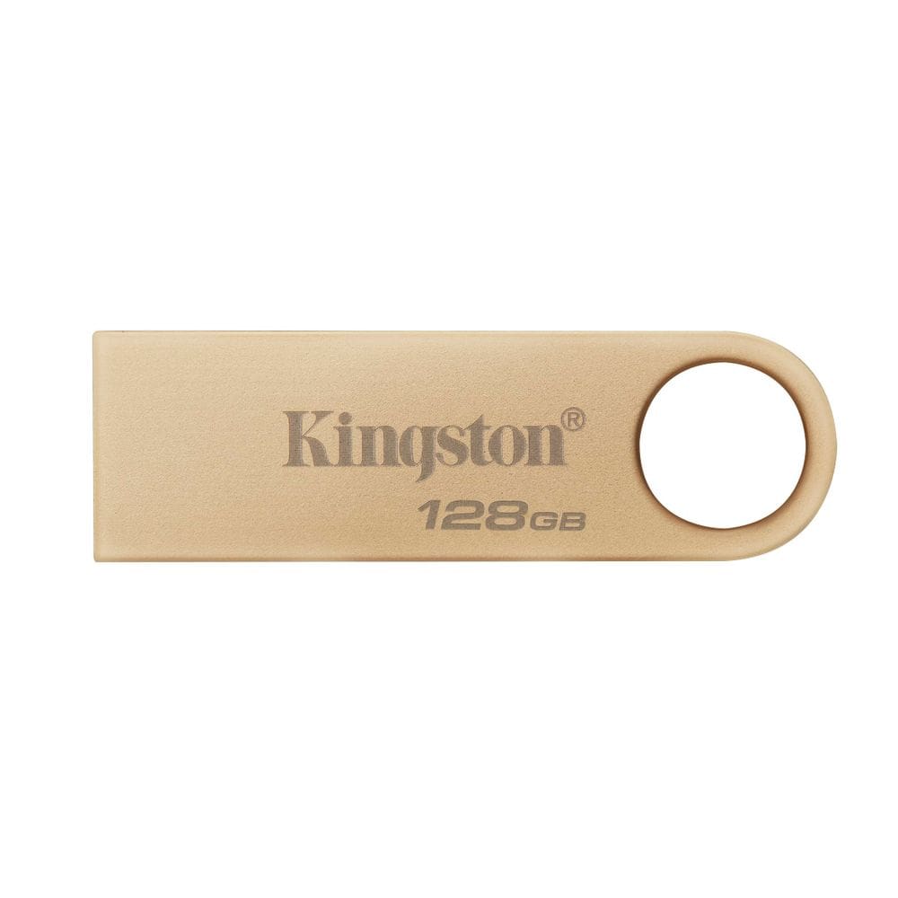 Unidade flash USB Kingston DataTraveler SE9 Gen 3 128 GB dourada