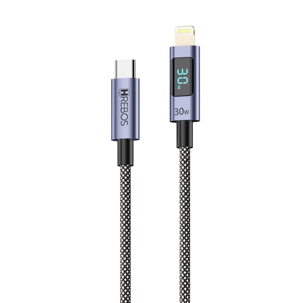 Cabo Turbo Hrebos Cb-389i Volt Vision 30w Usb-c P/ Lghtng