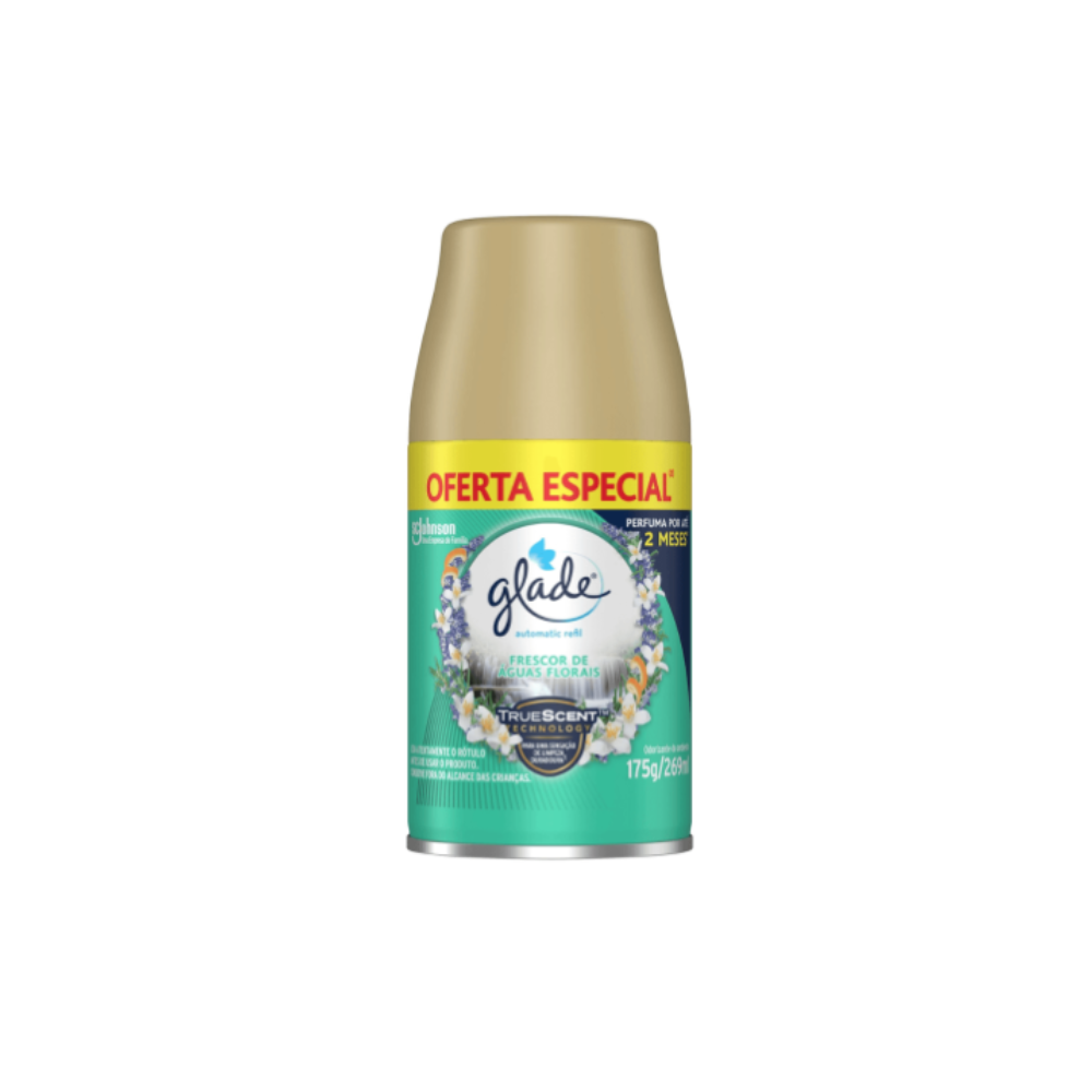 Odorizador Glade Automático Águas Florais Refil 269ml