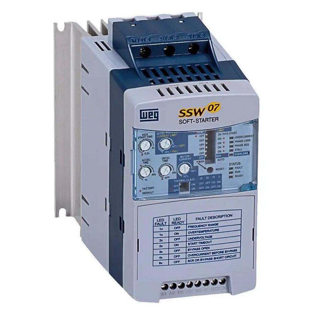 Chave De Partida Soft Starter Weg Ssw07 17A