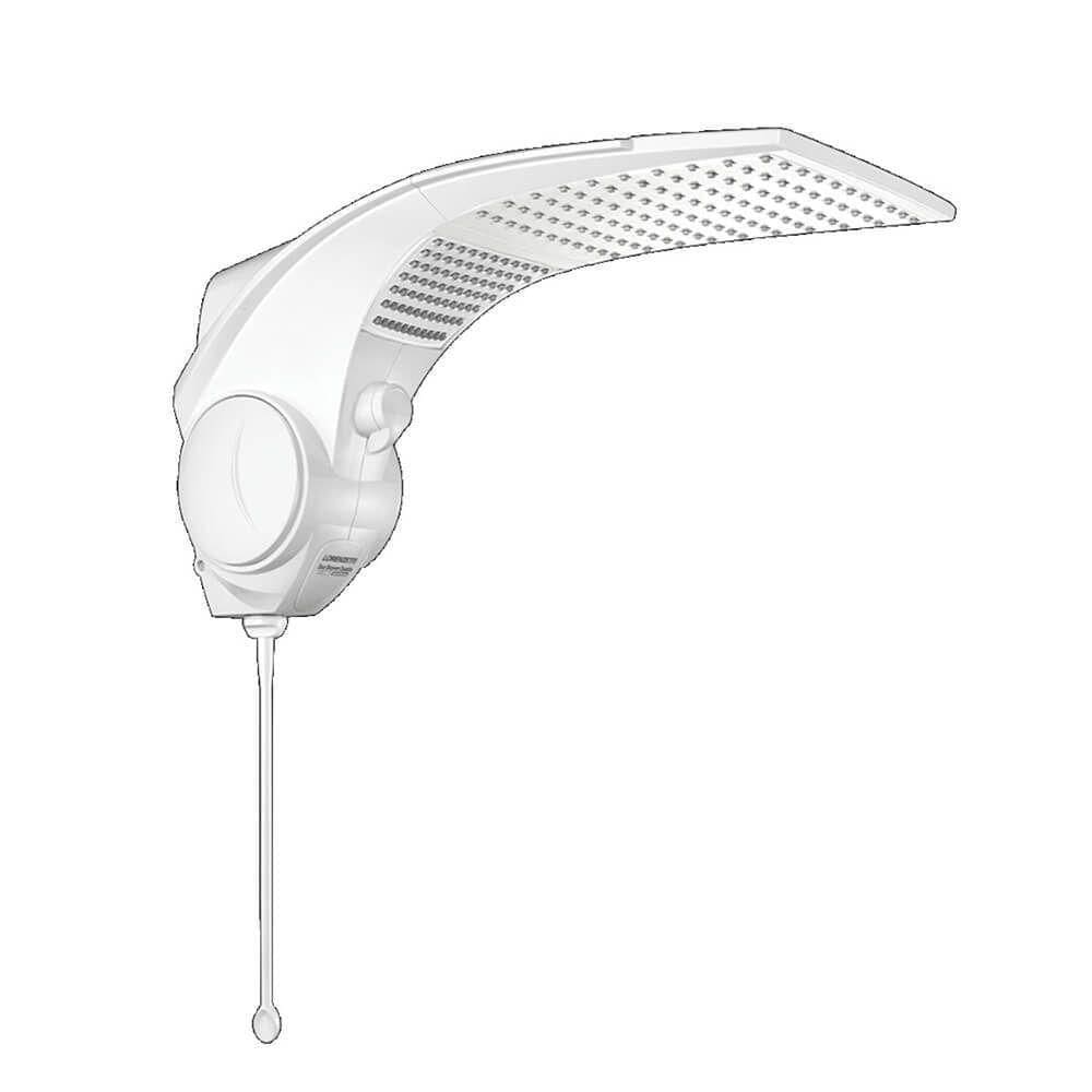 Chuveiro Duo Quadra Turbo Eletrônica 220V 7500 Watts 7511049 Lorenzetti Chuveiro Duo Quadra