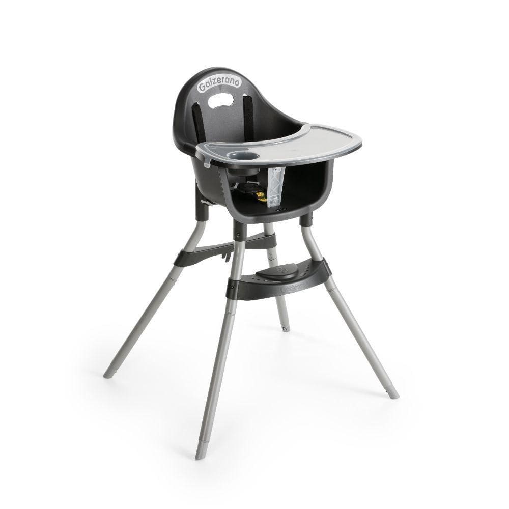 Cadeira De Alimentação Galzerano Gaia 2 Em 1 Alta E Baixa Até 23kg ônix