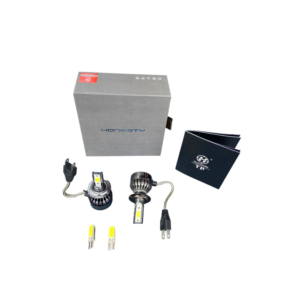 Kit super Led automotivo H7 premium 72w 7200 lumens + pingo