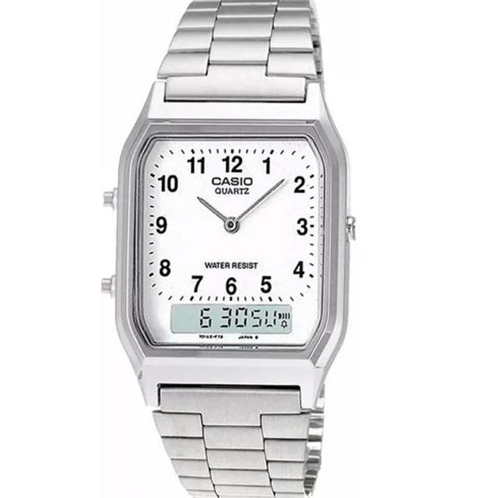 Relógio Casio Unissex Vintage Aq-230A-7Bmq