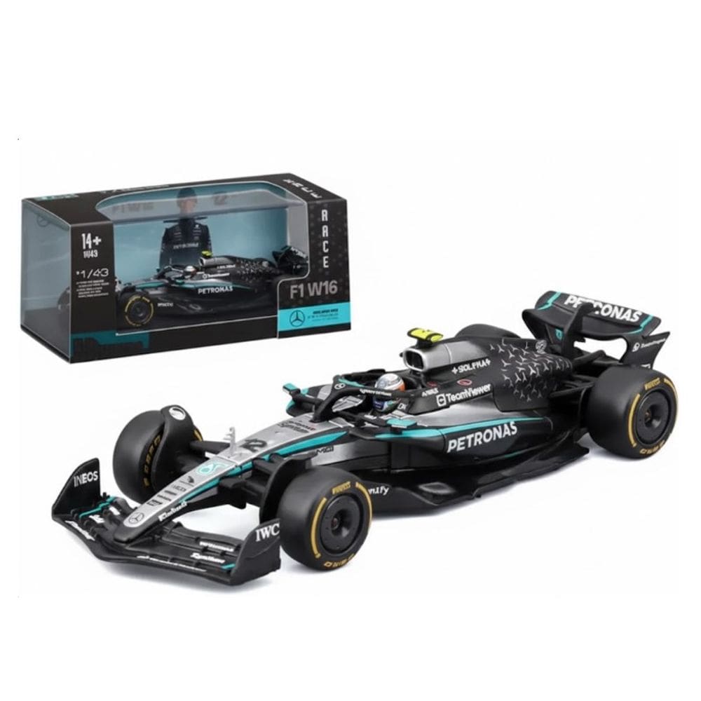 Miniatura Fórmula 1 Mercedes AMG W16 Antonelli 1:43 - Burago