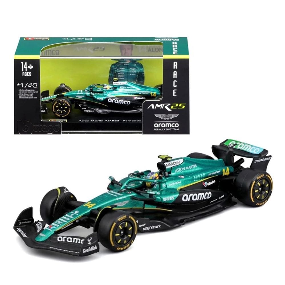 Miniatura Fórmula 1 Aston Martin AMR25 1:43 - Burago