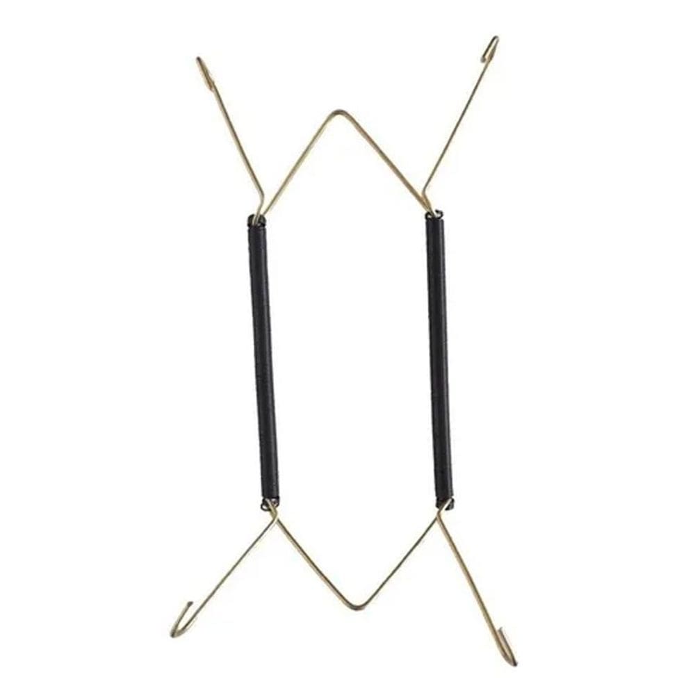 Suporte Gancho Mola Dourada Prato Pendura Parede Decorativo