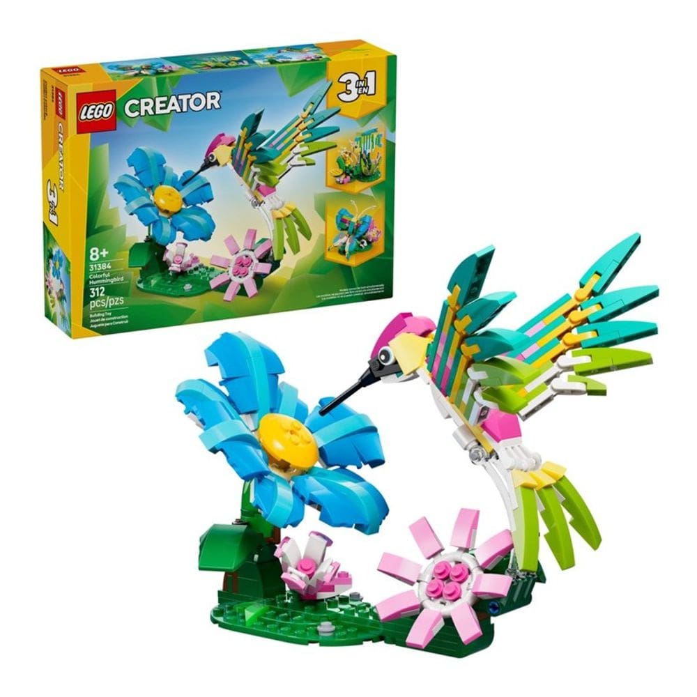 Lego Creator 3 em 1 Beija-flor Colorido - 31384