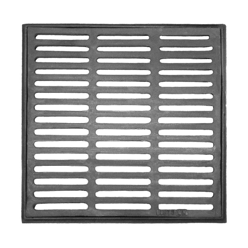 Ralo Grelha e Caixilho Quadrado Ferro Fundido Esgoto 80x80cm
