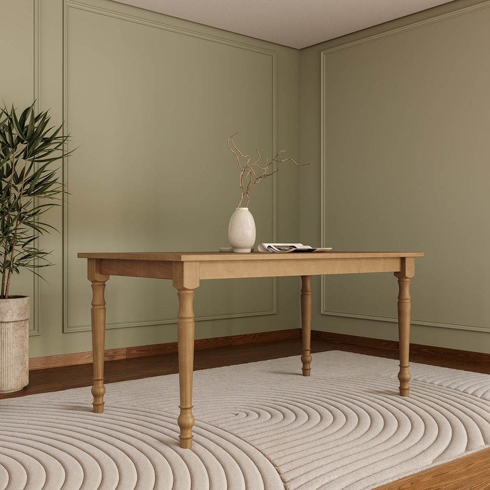 Mesa de Jantar Rubi 1,60 Freijó Madeira Pinus - Finestra