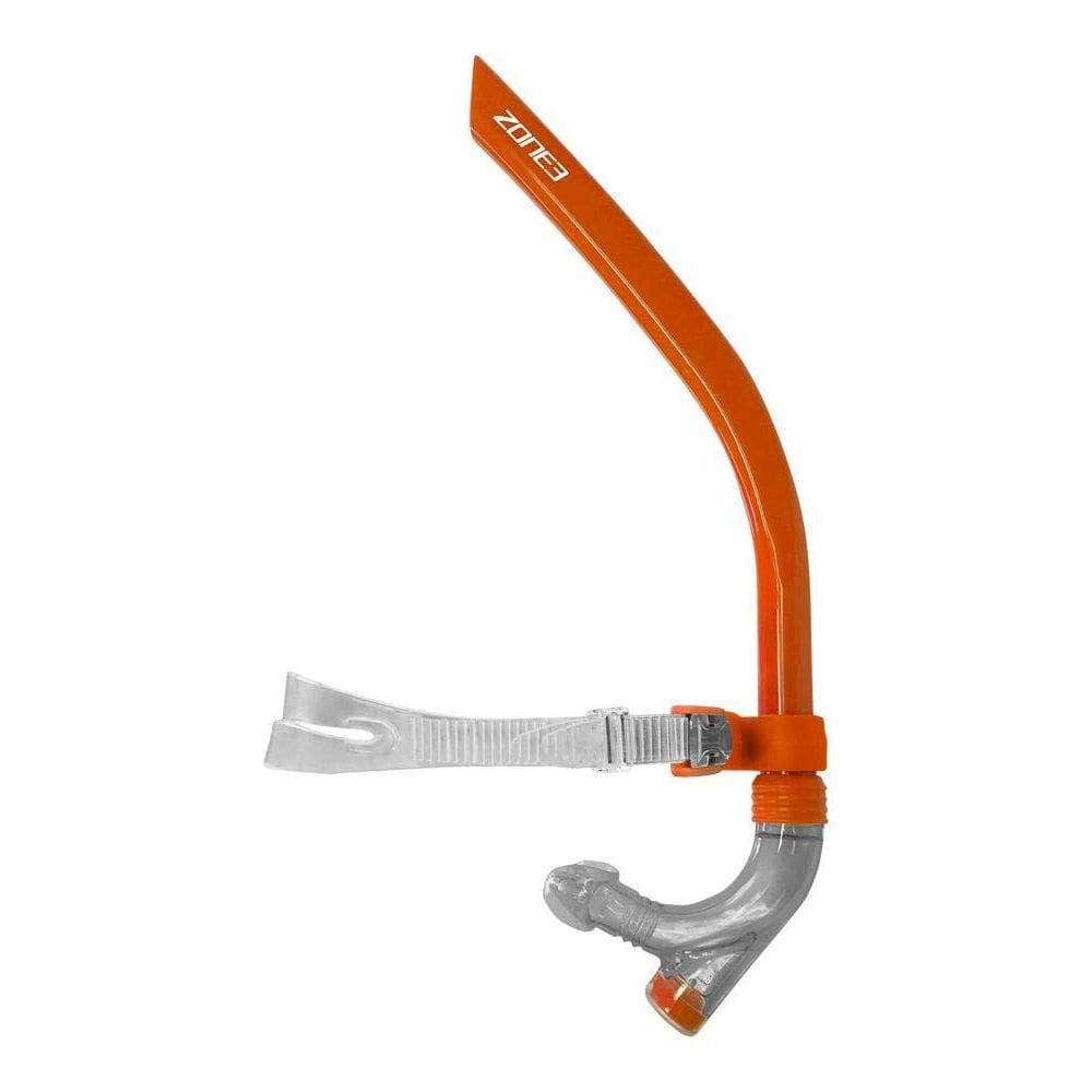 Snorkel de Treinamento para Natação ZONE3 com Alça de Silicone Frontal
