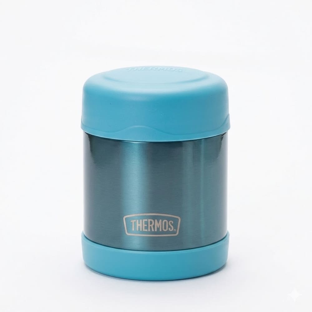 Pote Termico Infantil Funtainer Azul Petroleo Thermos 290 ml