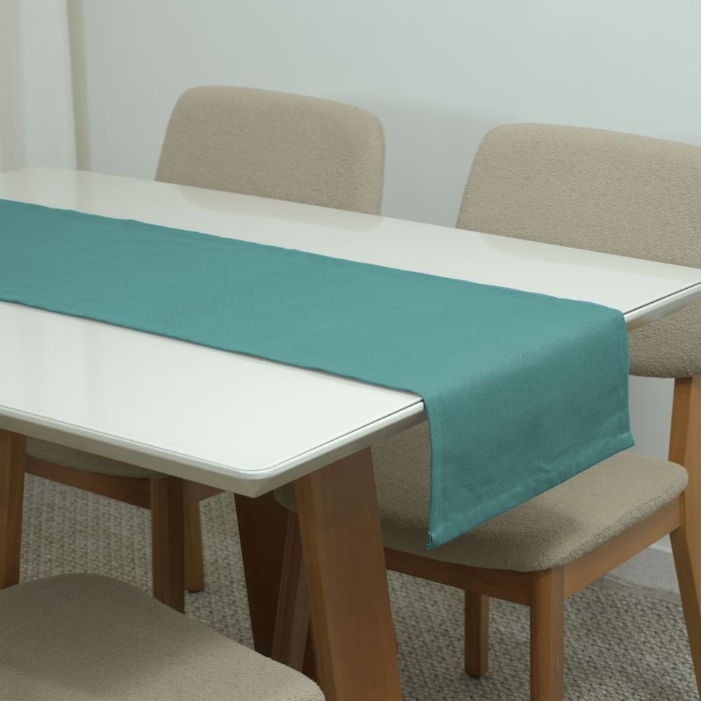 Caminho Trilho de Mesa Essence 1,30m x 40cm Páscoa Verde